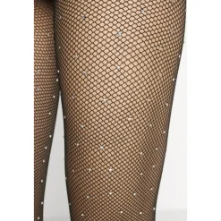 COLLANT A RETE CON BRILLANTINI CALZE INTIMO DONNA BRILLANTINATO STRASS TG. UNICA