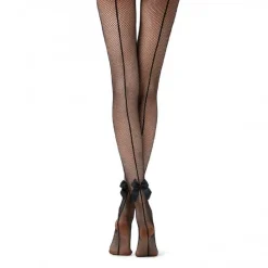 COLLANT A RETE VITA ALTA DUPU MOD F1002 ELASTICIZZATE MICRORETE FIOCCHI CAVIGLIA