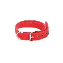 COLLARE IN NYLON CON IMBOTTITURA PER CANI TG. GRANDE CHIUSURA FIBBIA REGOLABILE