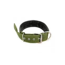 COLLARE IN NYLON CON IMBOTTITURA PER CANI TG. GRANDE CHIUSURA FIBBIA REGOLABILE