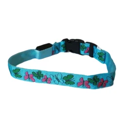 COLLARE PER CANE CANI A LED LUMINOSO SICUREZZA LED NOTTURNO CLIP FANTASIA TG.L