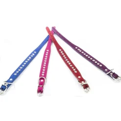 COLLARE PER CANE CANI CON STRASS E BRILLANTINI BRILLANTINATO TAGLIA PICCOLA