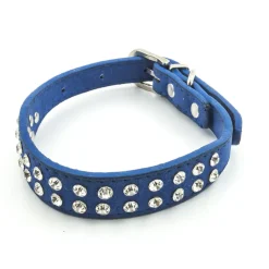 COLLARE PER CANE CANI CON STRASS E BRILLANTINI BRILLANTINATO TAGLIA MEDIA