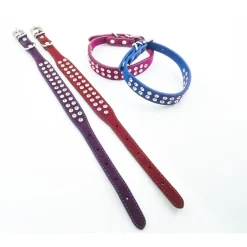 COLLARE PER CANE CANI CON STRASS E BRILLANTINI BRILLANTINATO TAGLIA MEDIA