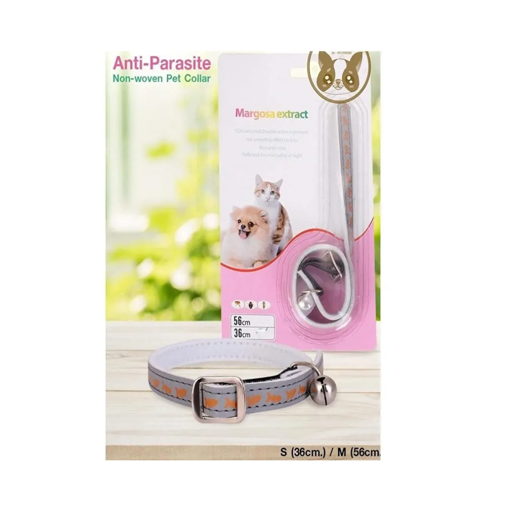 COLLARE REPELLENTE MARGOSA NATURALE 36CM PER CANI GATTI ANTI ZECCHE PARASSITI