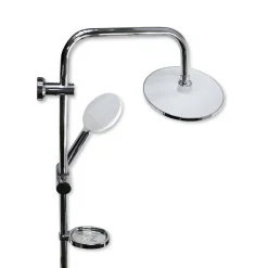 COLONNA DOCCIA KIT SALISCENDI SOFFIONE FISSO DOCCETTA MULTIGETTO 69128 PORTASAPONE