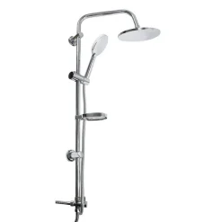 COLONNA DOCCIA KIT SALISCENDI SOFFIONE FISSO DOCCETTA MULTIGETTO 69128 PORTASAPONE