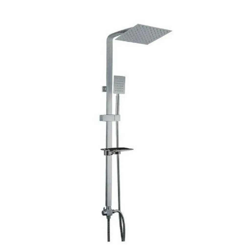 COLONNA DOCCIA SALISCENDI MISCELATORE CROMATO RUBINETTO CON SOFFIONE 69126 BAGNO