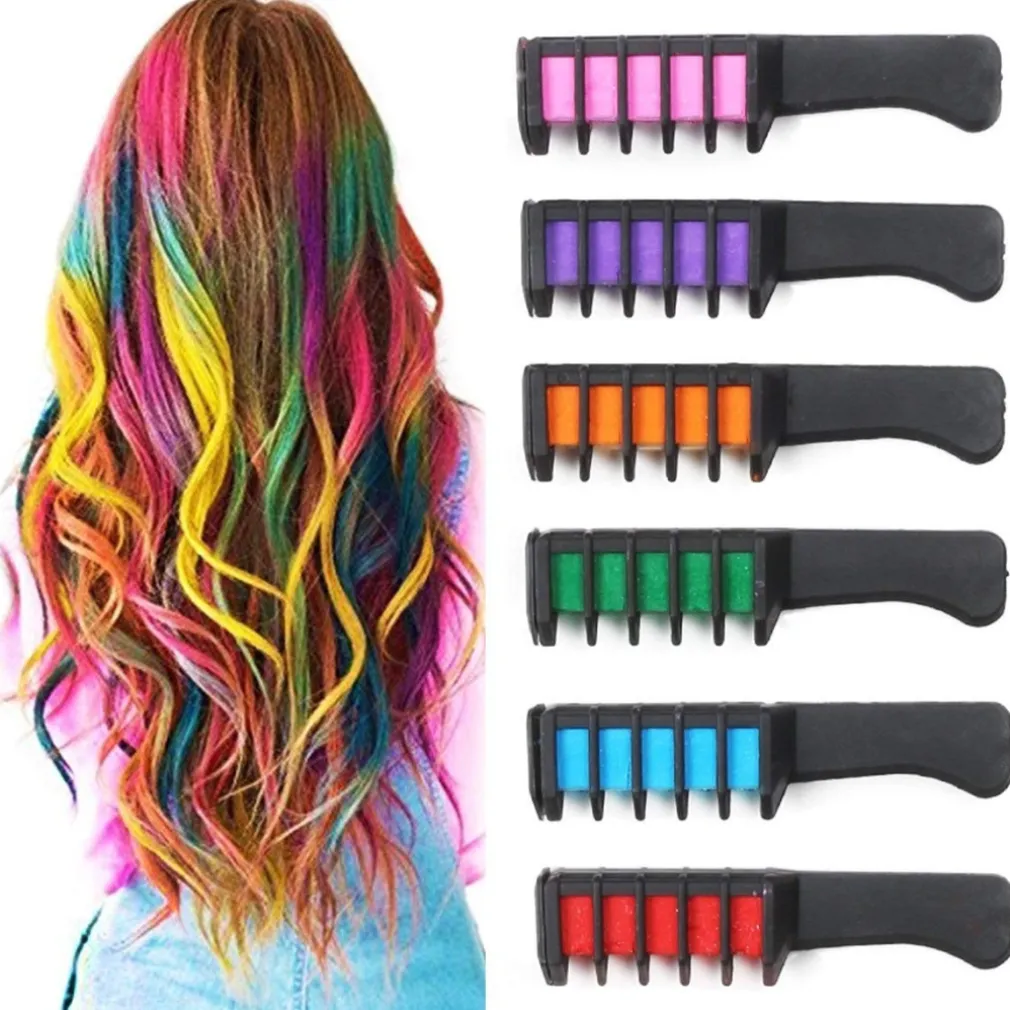 COLORE CAPELLI PETTINE 3 PEZZI SPAZZOLA TEMPORANEO TINGERE COLORI LAVABILE