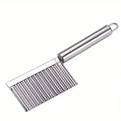 COLTELLO ONDULATO PER PATATE CETRIOLI IN ACCIAIO AFFETTATRICE ACCESSORI CUCINA