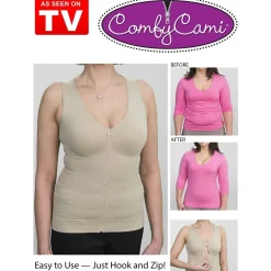 COMFY CAMI DONNE BODY SHAPER GIROVITA STRETTO CORSETTO COLORE NERO FIANCHI VITA