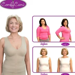 COMFY CAMI DONNE BODY SHAPER GIROVITA STRETTO CORSETTO COLORE NERO FIANCHI VITA