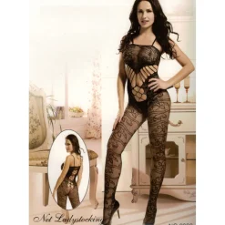 COMPLETINO SEXY LINGERIE INTIMO DONNA GUEPIERE HOT BODY NERO TAGLIA UNICA 8900