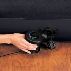 COMPRESSORE GONFIATORE ELETTRICO PORTATILE POMPA 220V 3 RIDUTTORI PER GONFIABILI