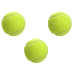 CONFEZIONE 3 PALLINE DA TENNIS CLASSICHE MISURA REGOLARE PALLE ECONOMICHE