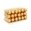 CONFEZIONE 54 PALLINE DI NATALE COLORE ORO GOLD 6 CM ADDOBBO NATALIZIO