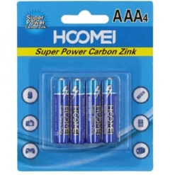 CONFEZIONE DA 8 BATTERIE PILE MINISTILO SUPER POWER ZINCO AAA MINI STILO 1,5V