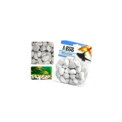 CONFEZIONE GHIAIA ACQUARIO 500 GR BIANCO PER FONDO FONDALE 16 X 13 CM MISTER ZOO