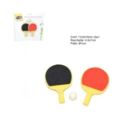 CONFEZIONE SET PING PONG GOMME PER CANCELLARE A FORMA DI RACCHETTE SCUOLA