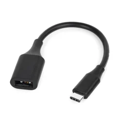 CONNETTORE ADATTATORE CONVERTITORE DA USB-C TIPO C TYPE-C MASCHIO A USB FEMMINA