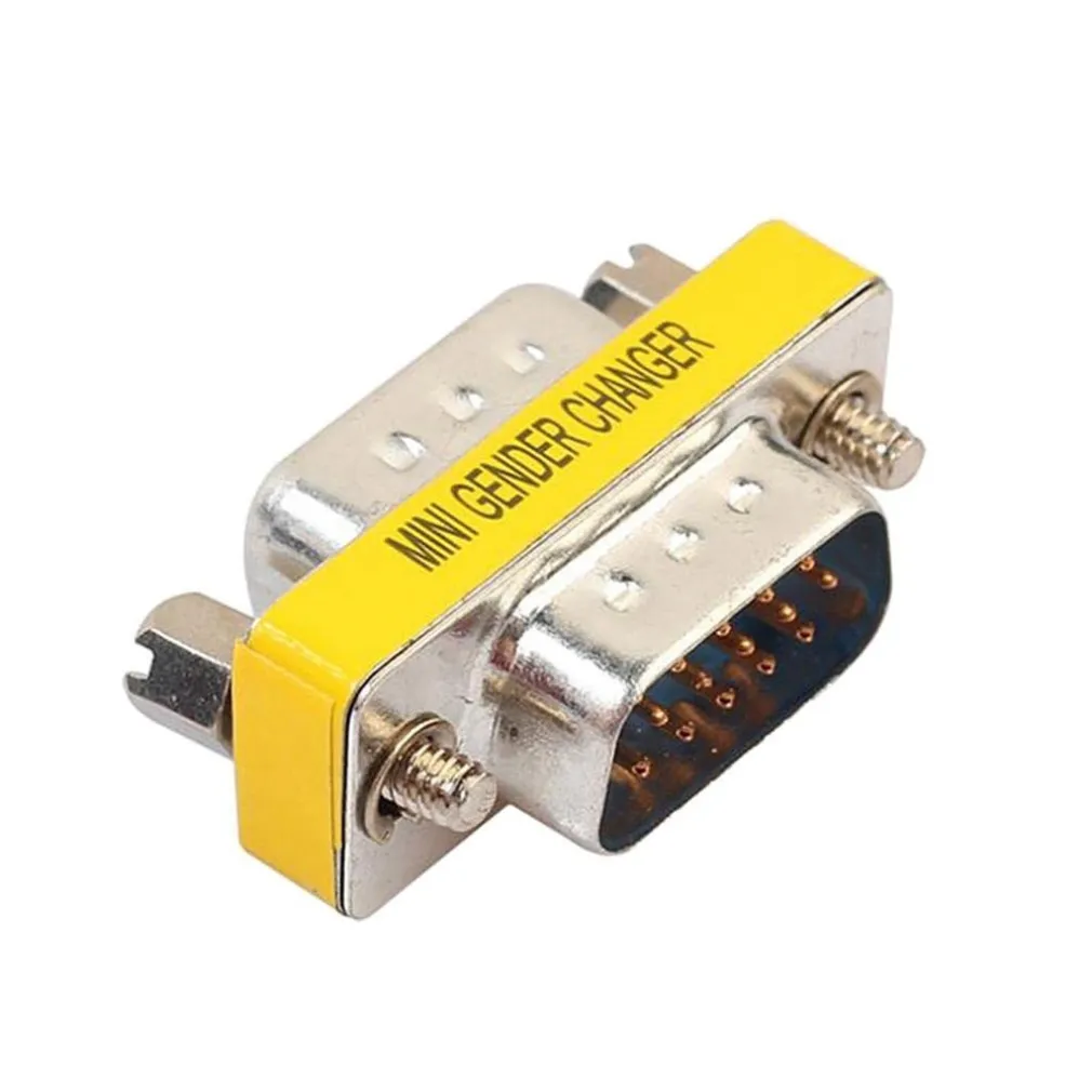 CONNETTORE ADATTATORE CONVERTITORE ACCOPPIATORE VGA MASCHIO-MASCHIO VIDEO C-059