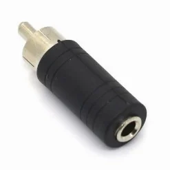 CONNETTORE ADATTATORE PRESA AUX A SPINOTTO RCA AUDIO CAVO STEREO PROLUNGA C-066