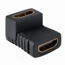 CONNETTORE ADATTATORE PROLUNGA VIDEO PER TV HDMI FEMMINA A HDMI FEMMINA 90° C-089
