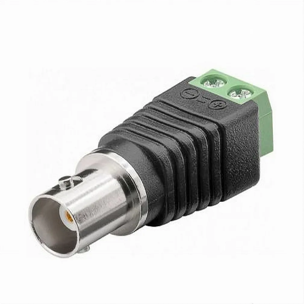 CONNETTORE BNC FEMMINA 220V ADATTATORE AUDIO VIDEO TELECAMERA SORVEGLIANZA C-041