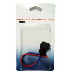 CONNETTORE LAMPADE AUTO T10 SPINA VERSIONE W5W SOCKET W2 1X9 5D LAMPADE XC-1346
