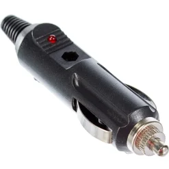 CONNETTORE MASCHIO PER PRESA ACCENDISIGARI ACCENDINO FUSIBILE 1 LED PER AUTO