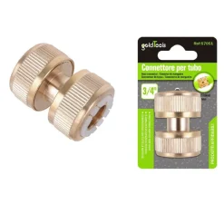 CONNETTORE RACCORDO GIUNTO TUBI 3/4" ATTACCO PER TUBO GIUNZIONE IRRIGAZIONE 57051