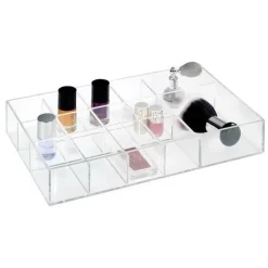 CONTENITORE ORGANIZER PORTATRUCCO IN PLASTICA 14 SCOMPARTI PORTA TRUCCHI MAKE UP
