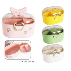 CONTENITORE ORGANIZZATORE PER CASSETTI ARREDAMENTO COLORE BIANCO DIM. 27X24X18CM