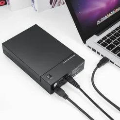 CONTENITORE PORTA HARD DISK PER DISCO RIGIDO 2.5”/3.5” Q-YS300 GEN2 SATA USB 3.0