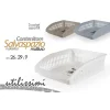 CONTENITORE SALVASPAZIO MULTIUSO IN PLASTICA 26X29X9CM 3 COLORI ASSORTITI 838682