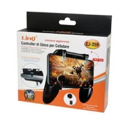 CONTROLLER DI GIOCO GAMING CON PAD GRIP PER SMARTPHONE CELLULARE ERGONOMICO CJ-259