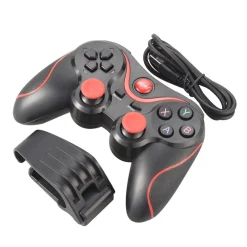 CONTROLLER GAMEPAD WIRELESS BLUETOOTH CON SUPPORTO PER CELLULARE SMARTPHONE