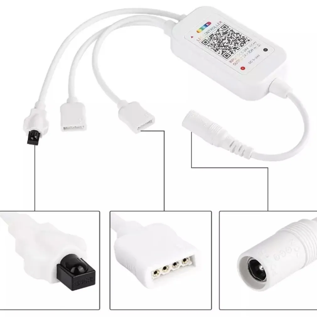 CONTROLLER WI-FI WIRELESS CON TELECOMANDO PER STRISCIA LED RGB 12V 6A Q-DL50