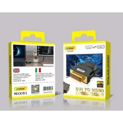 CONVERTITORE ADATTATORE DVI-D MASCHIO A HDMI FEMMINA PER MONITOR IMMAGINI Q-C30