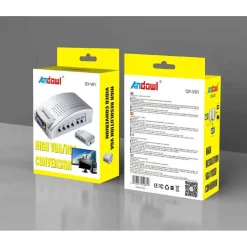 CONVERTITORE ADATTATORE VIDEO DA VGA FEMMINA A RCA S-VIDEO VGA FEMMINA QY-V01