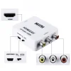 CONVERTITORE ADATTATORE VIDEO AUDIO DA HDMI AV RCA 2AV 1080P PER TV TELECAMERA