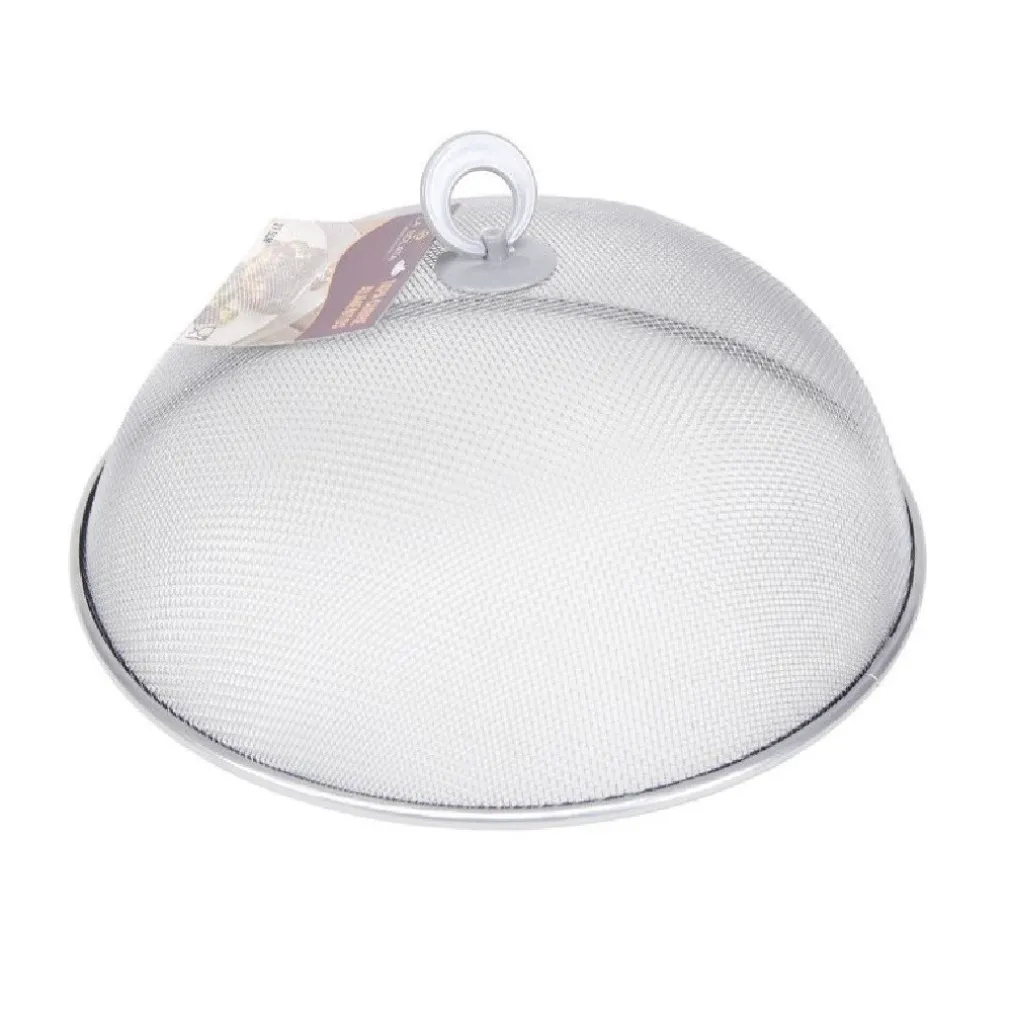 COPERCHIO COPRICIBO COPRI PIATTI ALIMENTI CIBO COPERTURA RETE IN METALLO 27,5cm
