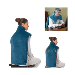 COPERTA RELIEF WRAP CON MASSAGGIO VIBRANTE FUNZIONE RISCALDANTE TOTAL RELAX