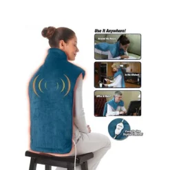 COPERTA RELIEF WRAP CON MASSAGGIO VIBRANTE FUNZIONE RISCALDANTE TOTAL RELAX