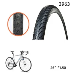 COPERTONE COPERTURA RUOTA PNEUMATICO PER GOMME BICICLETTA BICI 26" X 1.50 3963