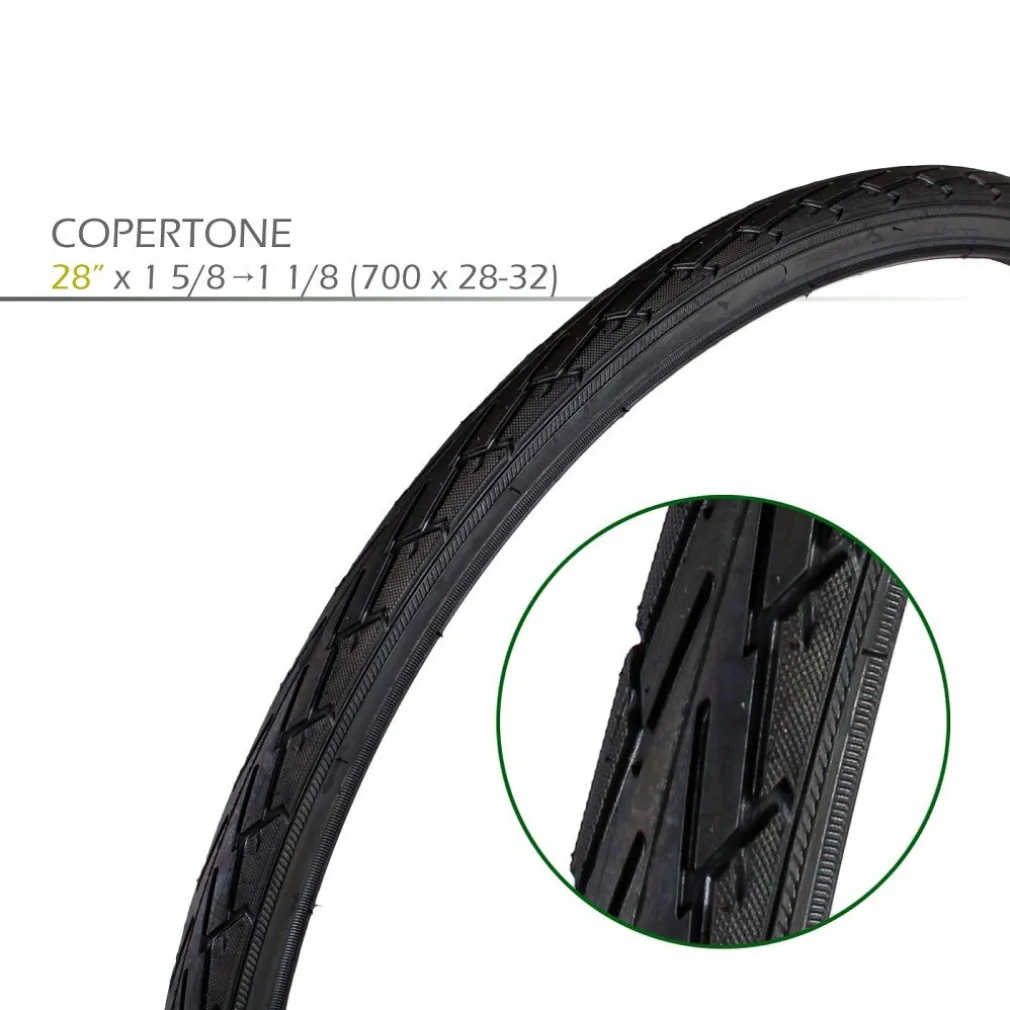 COPERTONE COPERTURA RUOTA PNEUMATICO BICI 28" X 1 5/8 - 1 1/8 700 X 28-32 2203