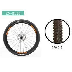 COPERTONE RUOTA PNEUMATICO GOMME PER BICI BICICLETTA MTB BIKE 29 × 2.1 ZX-8116