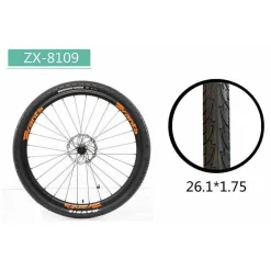COPERTONE RUOTA PNEUMATICO GOMME PER BICI BICICLETTA MTB BIKE 26.1×1.75 ZX-8109