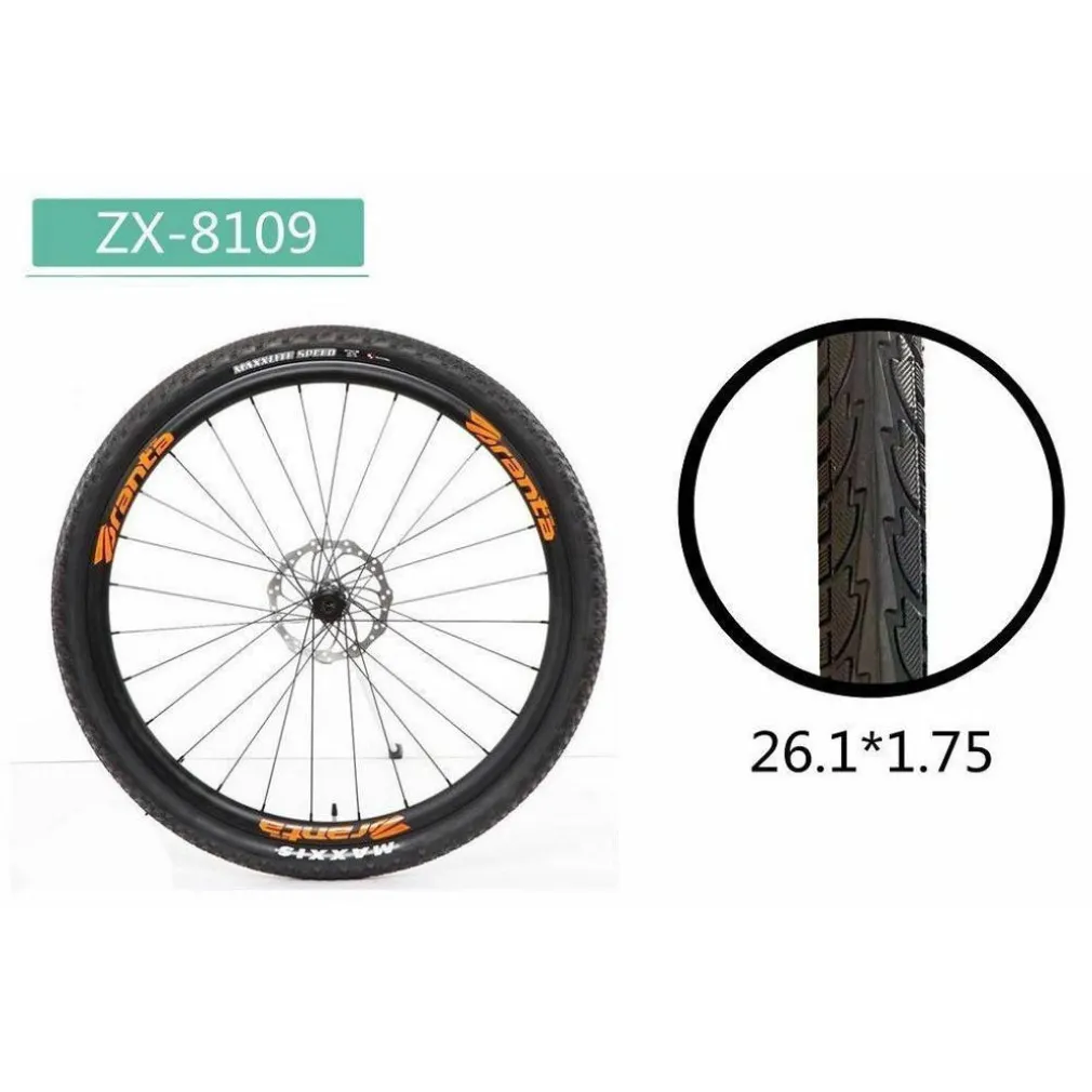 COPERTONE RUOTA PNEUMATICO GOMME PER BICI BICICLETTA MTB BIKE 26.1×1.75 ZX-8109