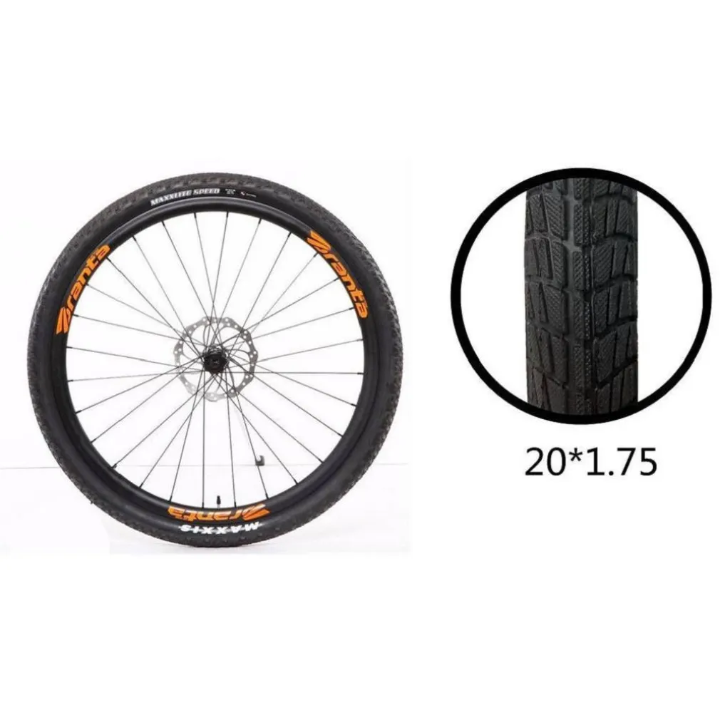 COPERTONE RUOTA PNEUMATICO GOMME PER BICI BICICLETTA MTB BIKE 20 × 1.75 ZX-8102